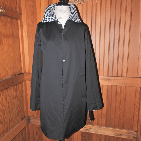 Jones of New York Black & Houndstooth Jacket...C625 - Picture 1 of 8